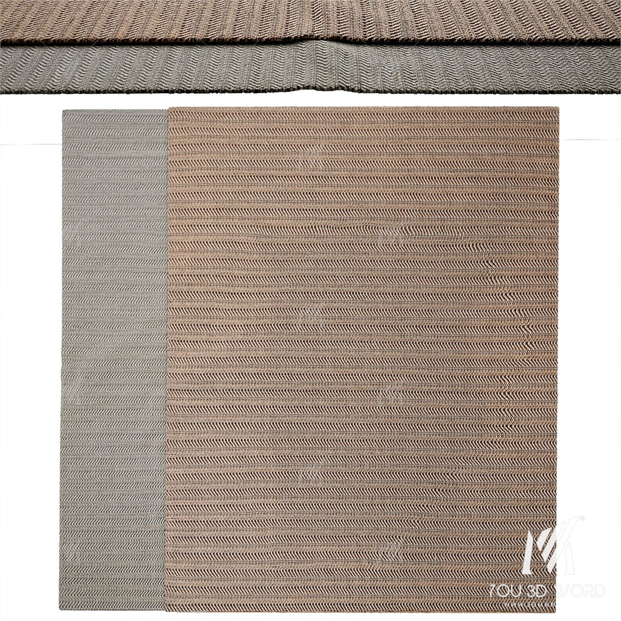 Braided Herringbone Outdoor Rug